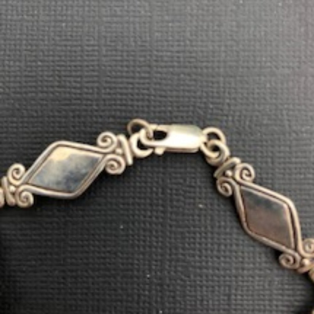 ⬇️Hand Crafted Genuine Silver Bracelet - Picture 6 of 6